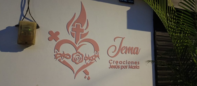 Letrero en Acrilico Plano – Jema